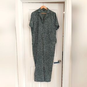 Green lightweight jumpsuit